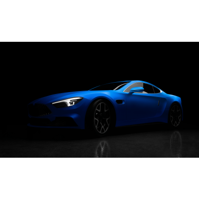 PCC-555 Matte Aluminium Blue 1.52x25