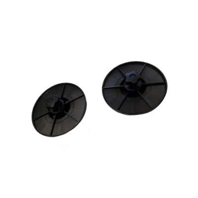 Coppia di flange porta vinile