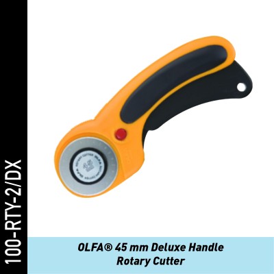 OLFA® 45 mm Deluxe Handle Rotary Cutter