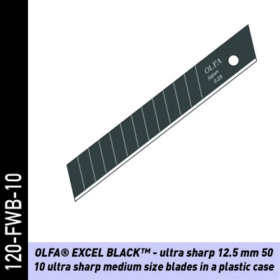 OLFA Excel Black -ultra sharp 12.5 mm