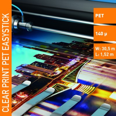 Clear Print PET Easystick H 152