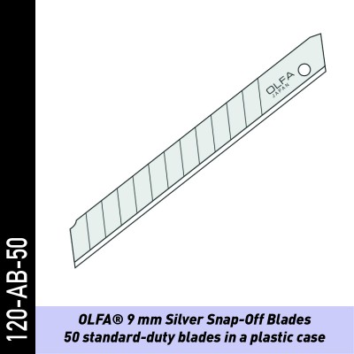 OLFA® 9 mm | Silver Snap - set 50
